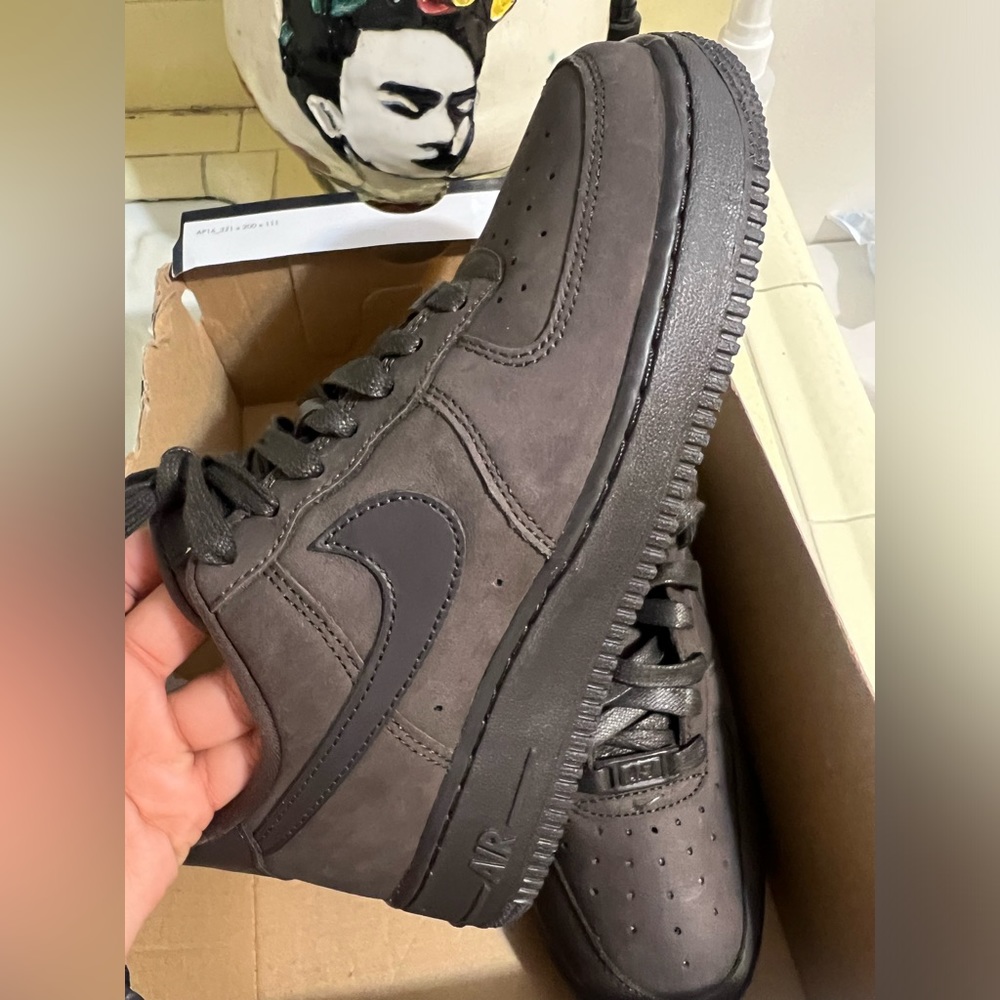 womens air force 1 prm mf velvet brown